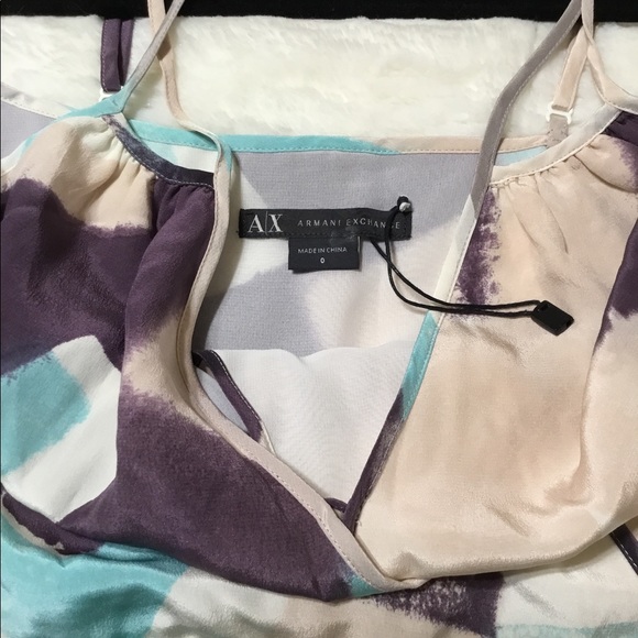 Armani Exchange Silk Abstract Romper size 0 - Picture 6 of 15